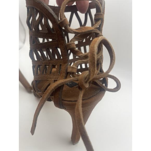 NWT ZARA Woman Leather High Heel Shoes US9 EU 40. MSRP $99 - Picture 5 of 6